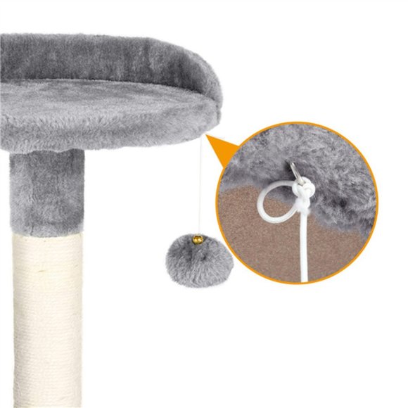 51" Cat Tree Bed Furniture Kitten Pet Play House - Picture 4 of 8